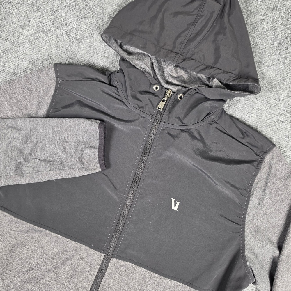 Vuori Sunday Element Jacket Mens M Black Colorblock Performance Jacket FLAWS